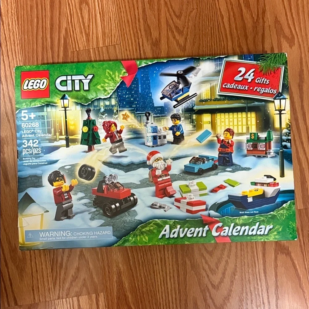 Lego city advent calendar number 60268 342 pieces NWT IN BOX